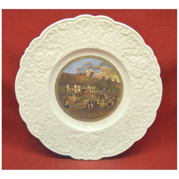 Shakespeare Birth Place Bone China Collector Plate ~8-5/8" dia Pratt - Coalport - Picture 1 of 2